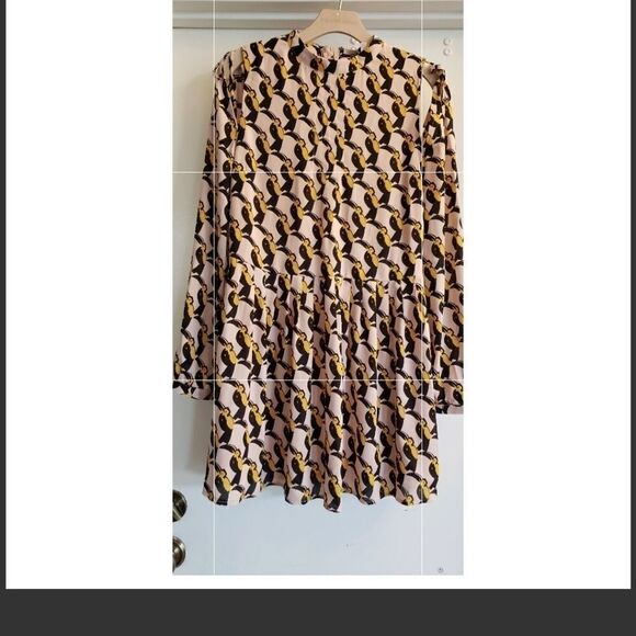 Avec Les Filles Anthropology Toucan Bird Dress - Picture 10 of 11